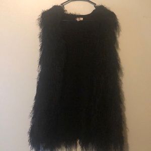 Shaggy vest